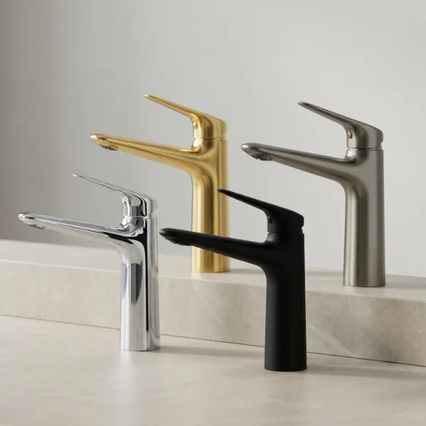 Single Handle Chrome Brass Basin Faucet