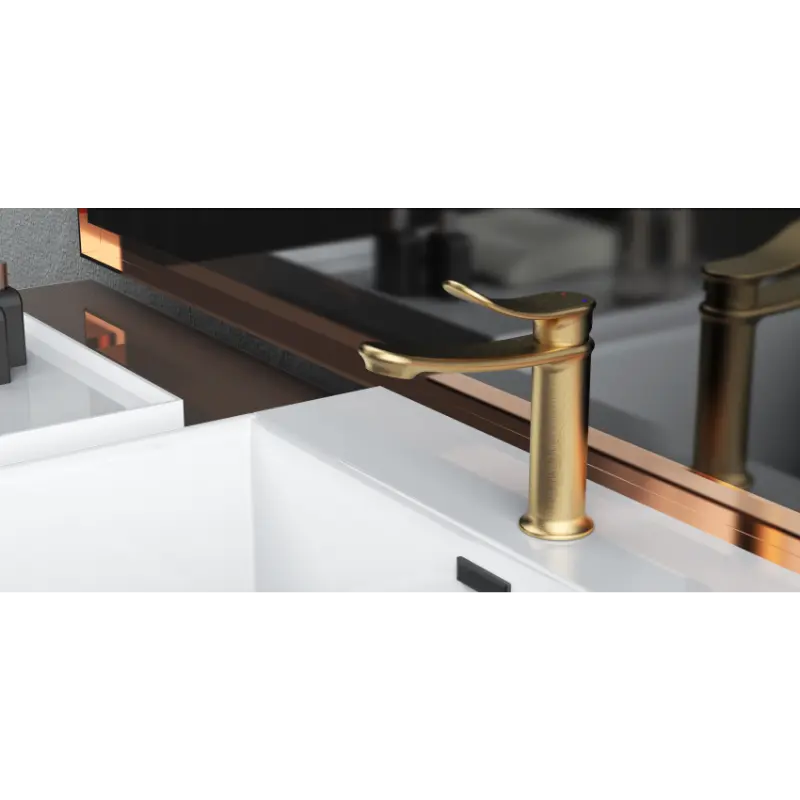 อ่างล้างหน้าก๊อกน้ำร้อนและเย็น